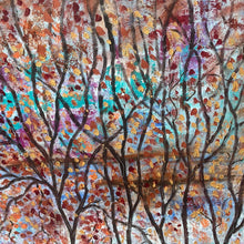 Load image into Gallery viewer, Copper ,gold trees along lake- 30 x40 x1