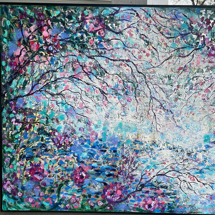 Branches over spring creek - 36 x 24 x 1