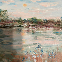 Load image into Gallery viewer, California central sunny marshlands -12 x 12 x 3/4