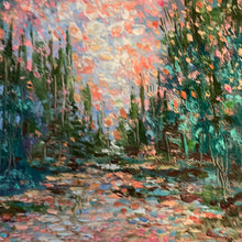 Load image into Gallery viewer, Yosemite pines river -8 x 10 on canvas panel