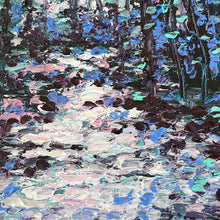 Load image into Gallery viewer, Yosemite pines river after the rain  -8 x 10 on canvas panel