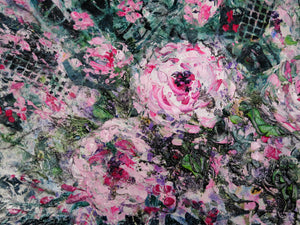 Victorian Roses - 16 x 20 x 3/4 - framed