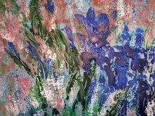 Load image into Gallery viewer, Iris and Wild Flowers 36 x 24 x 1
