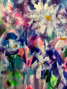Wild Flowers and Daisies 48 x 24 x 1
