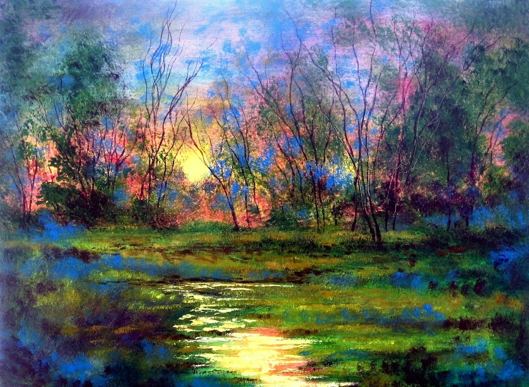 Summer Sunset Stream