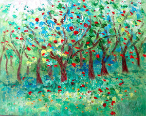 Giclee Canvas Print -AppleTree Grove  - Canvas  Print - 16 x 20