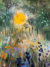 Load image into Gallery viewer, Sunny wild flower meadow 18 x 24