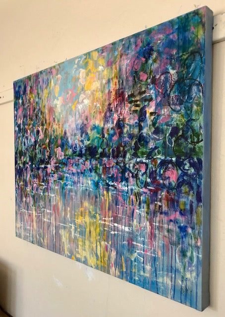 Original painting - Dreaming in Spring 40 x 30 x 1.5